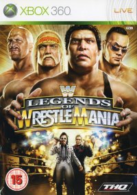WWE Legends of WrestleMania Xbox 360 US box art